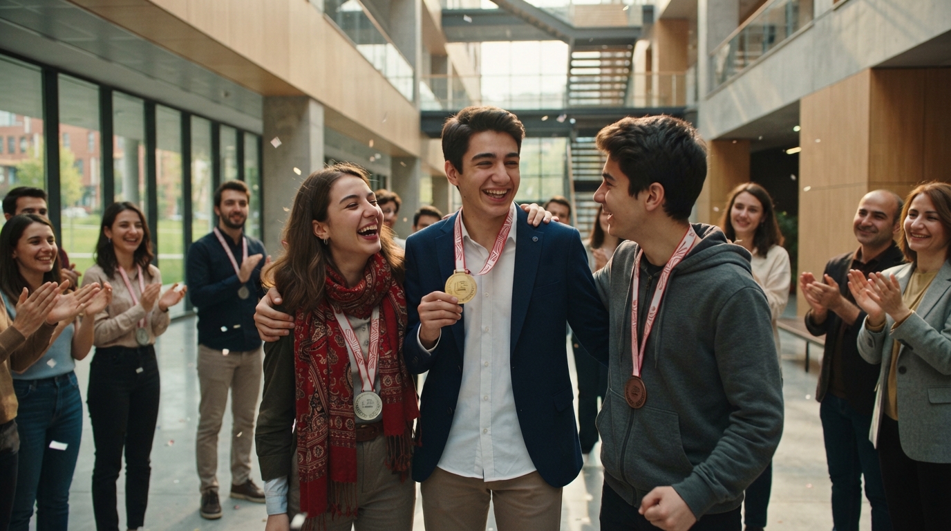 Avrupa Genç Bilgisayar Olimpiyatı’nda Türkiye’ye 2 gümüş, 2 bronz madalya