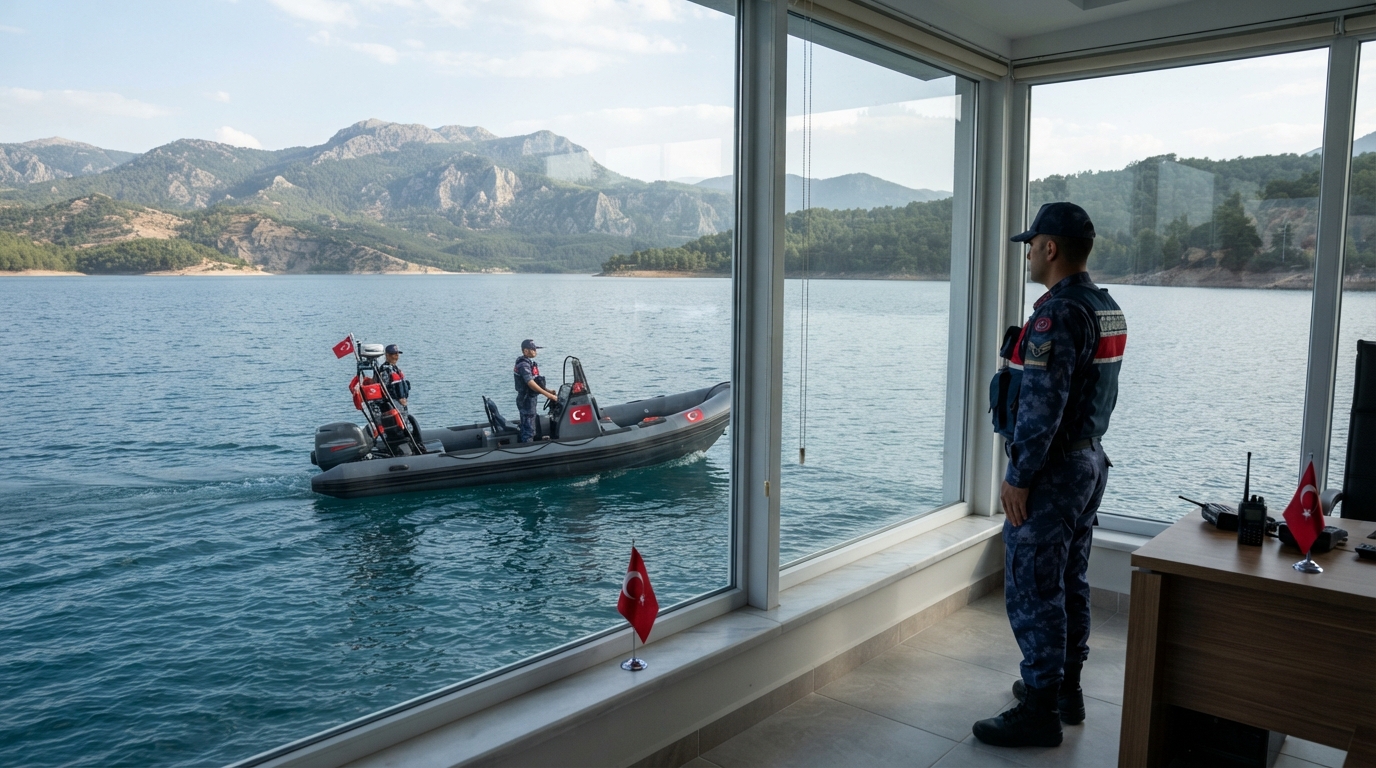 Hazar Gölü güvenliği botlu jandarma ekibine emanet