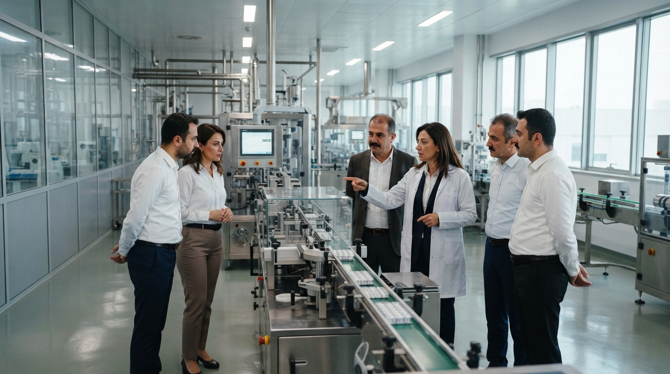Memişoğlu’ndan Çerkezköy OSB’de ilaç üretimi incelemesi