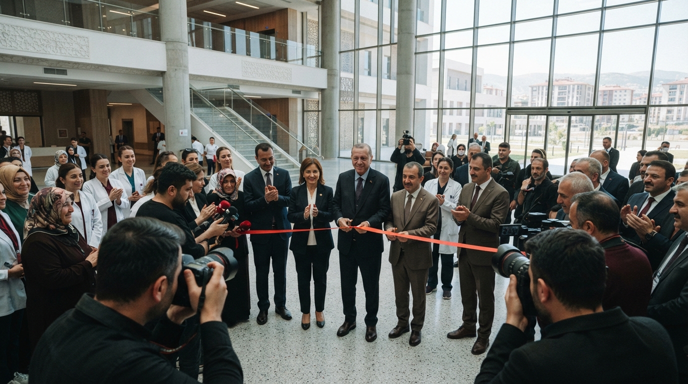 Samsun Şehir Hastanesi töreninde sağlık hizmeti, yerli üretim ve koruyucu sağlık mesajı