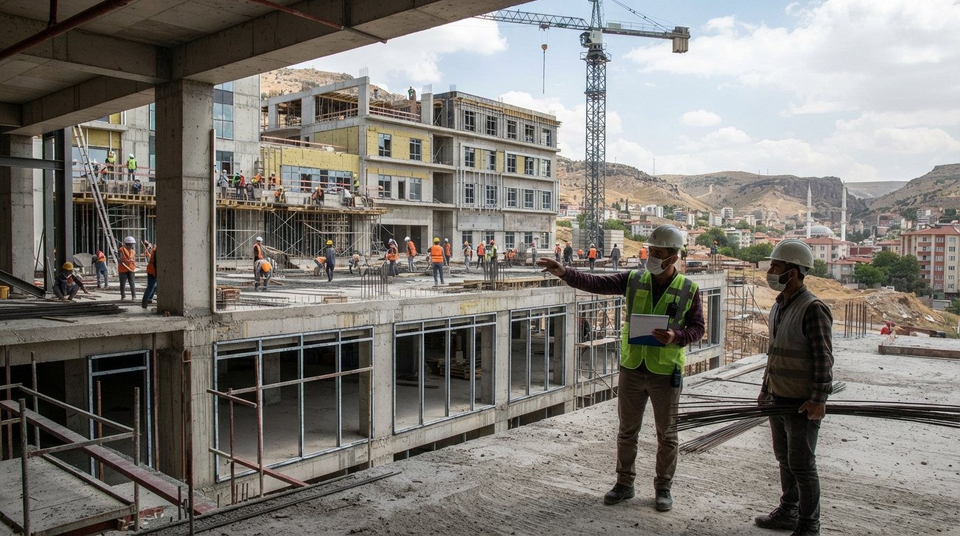 Siirt sağlık yatırımları: Hastane inşaatı yüzde 86 seviyesine ulaştı