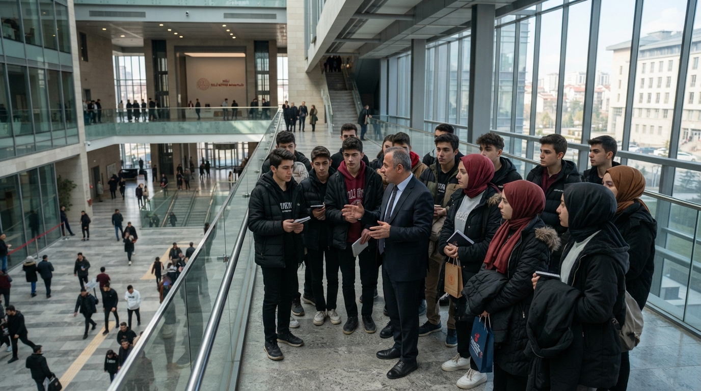 Türkiye Yaz Okulu kapsamında Novi Pazar’dan gelen öğrenciler MEB’i ziyaret etti